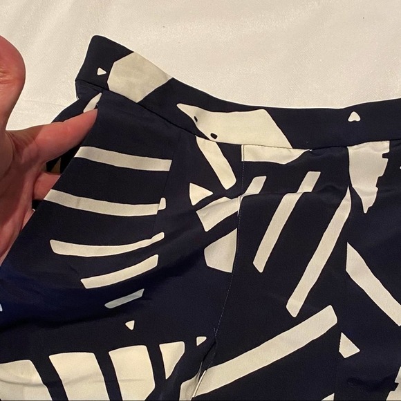 Lauren Ralph Lauren Blue Ivory Capris Pants - Picture 7 of 12